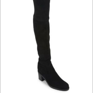 Original Pre-owned STUART WEITZMAN Darla Suede Over-The-Knee Boots Size M 9 Box